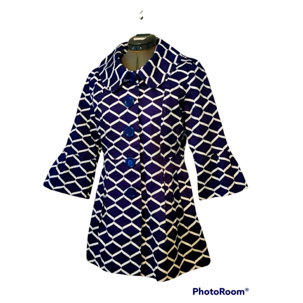 Eden Court Geometric Jacket Size S NWT.